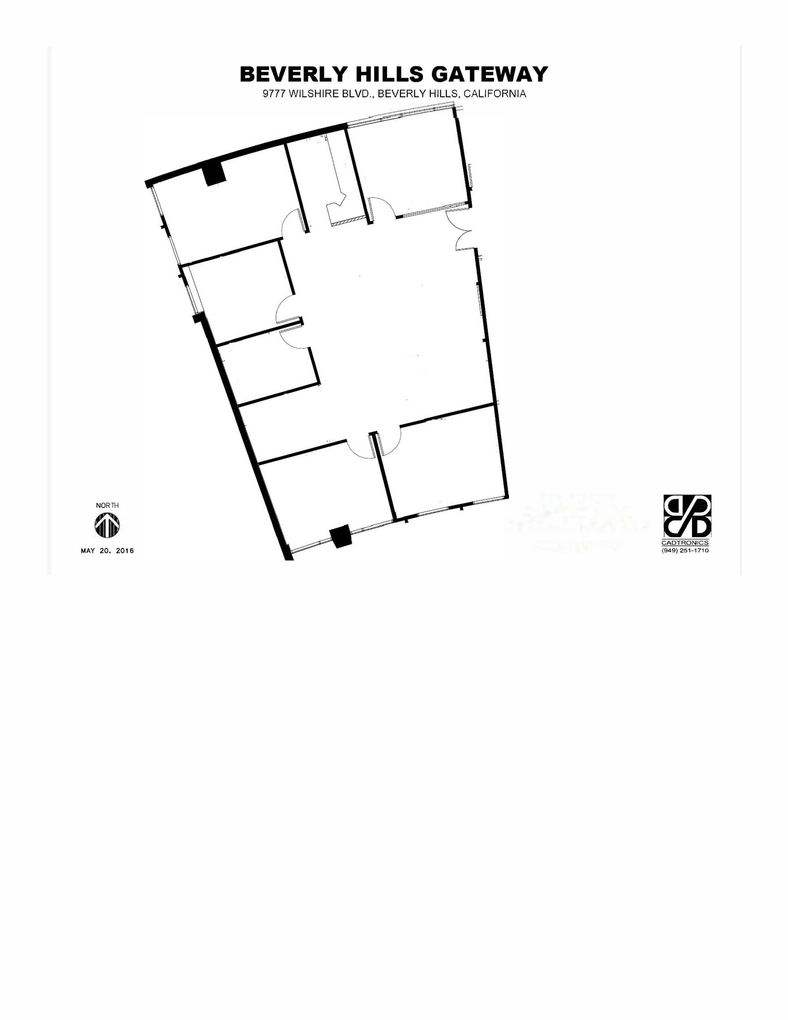 9737-9777 Wilshire Blvd, Beverly Hills, CA à louer Plan d’étage– Image 1 sur 1
