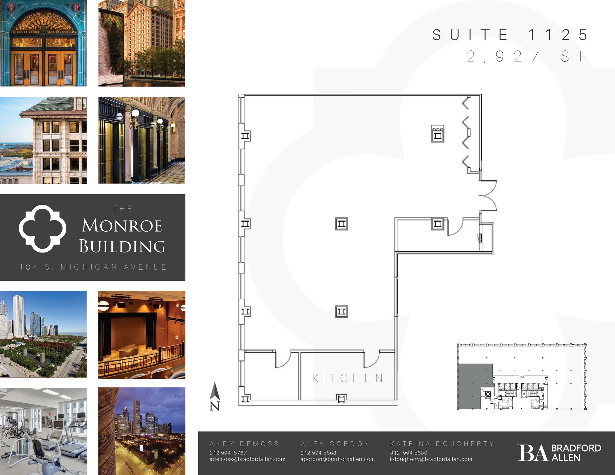 104 S Michigan Ave, Chicago, IL à louer Plan d’étage– Image 1 sur 4