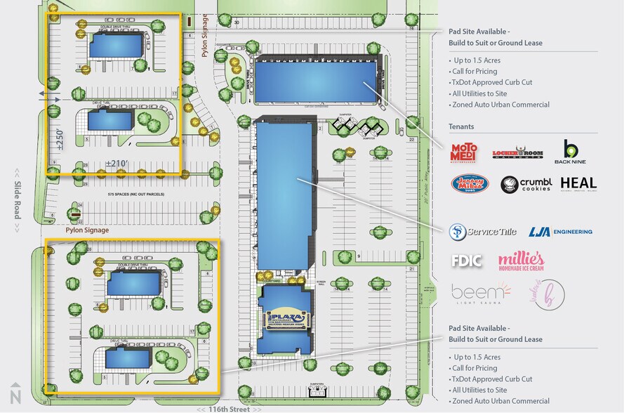 11401 Slide Rd, Lubbock, TX à louer - Plan de site – Image 3 sur 4