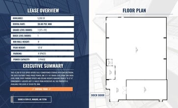 555-559 N 13th St, Rogers, AR à louer Plan d’étage– Image 2 sur 9