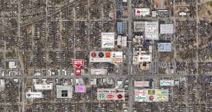 2800-2808 E Central Ave, Wichita, KS - VUE AÉRIENNE  vue de carte