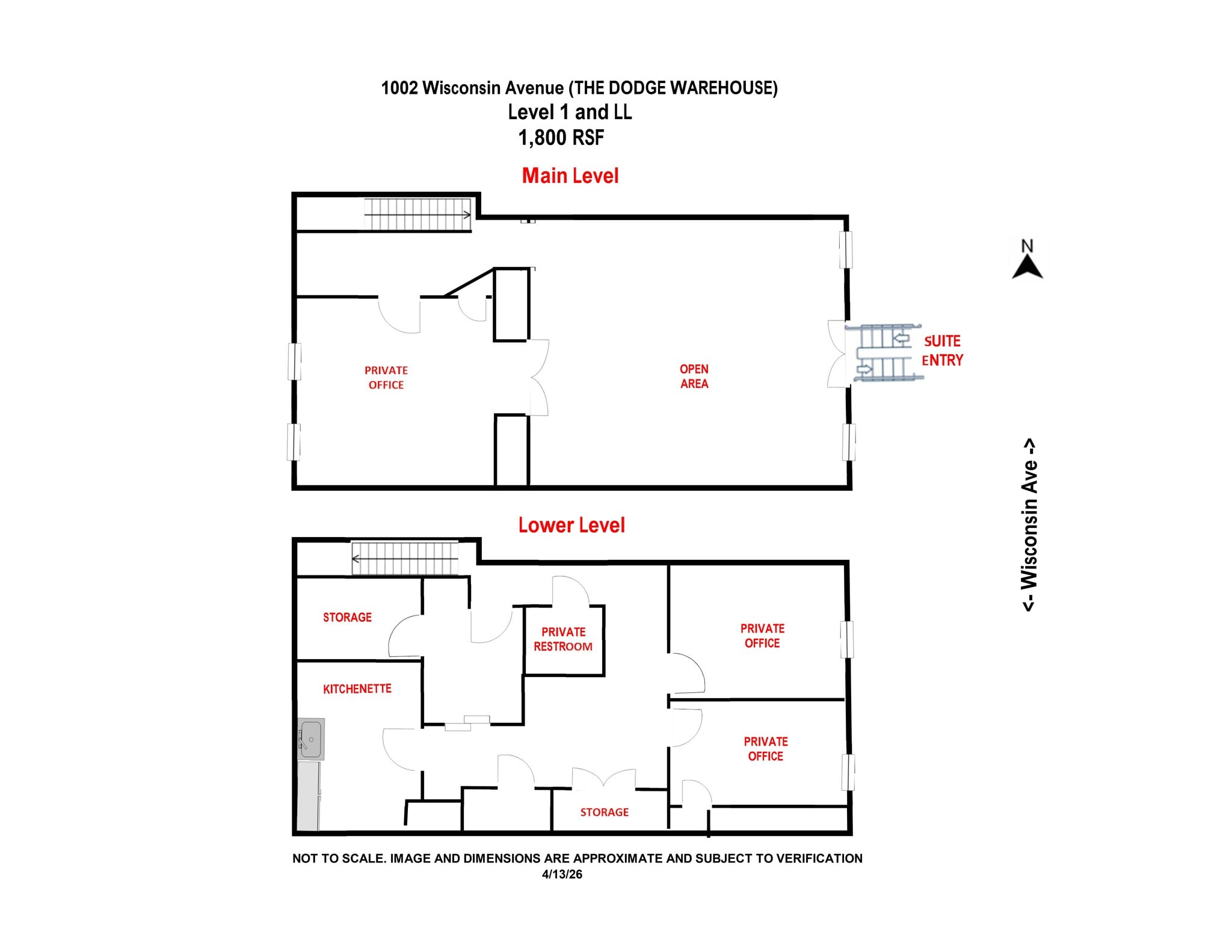 1000-1010 Wisconsin Ave NW, Washington, DC à louer Plan de site– Image 1 sur 1