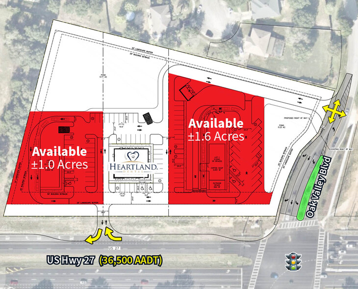 N Hwy 27 & Citrus Grove Rd, Minneola, FL à louer - Plan de site – Image 1 sur 2