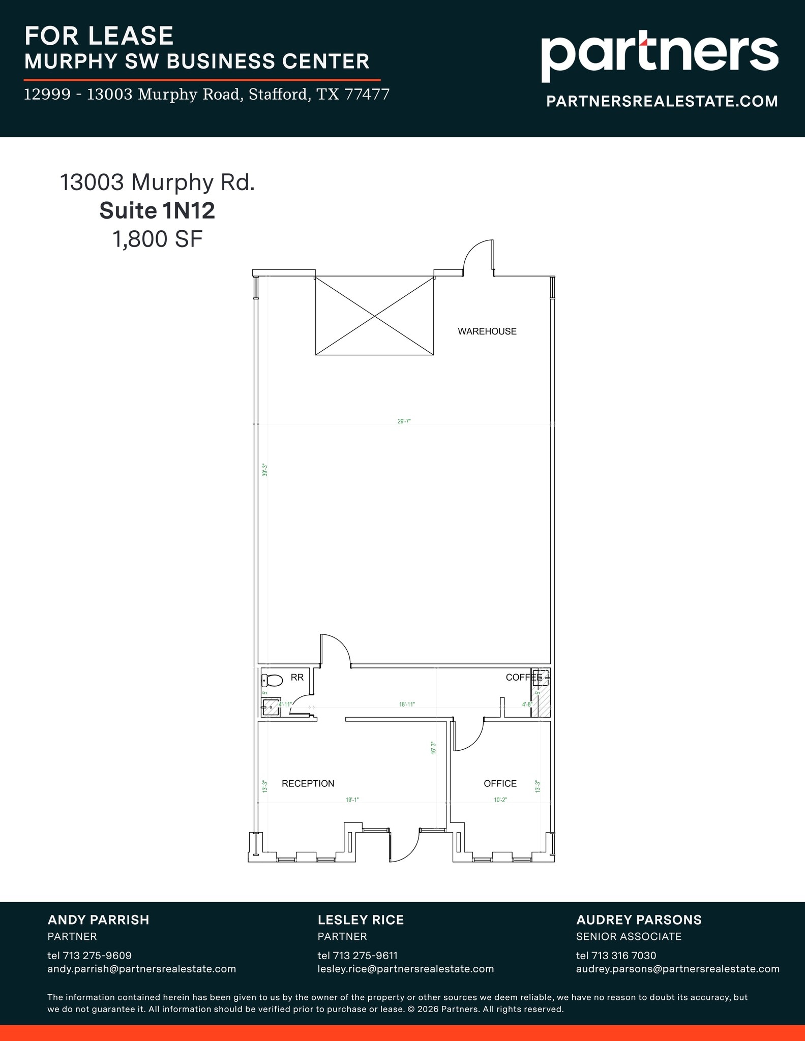 12999-13003 Murphy Rd, Stafford, TX à louer Plan de site– Image 1 sur 1
