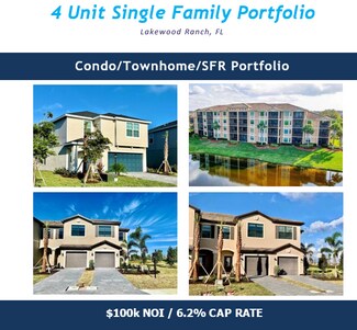 Plus de détails pour 4-Unit Residential Portfolio - $1.615M – Local d'activités à vendre, Bradenton, FL