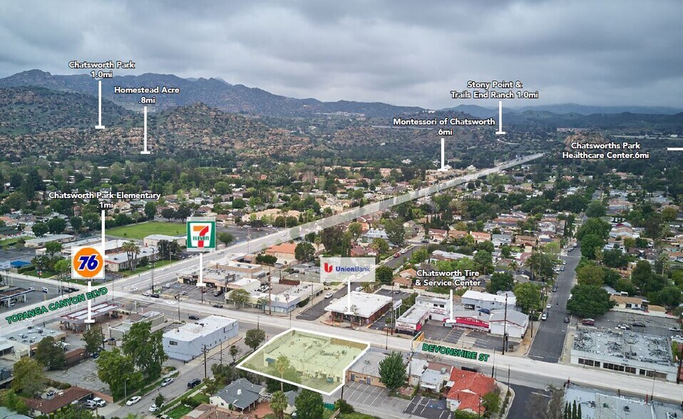 21824 Devonshire St, Chatsworth, CA à louer - Photo de l’immeuble – Image 3 sur 5