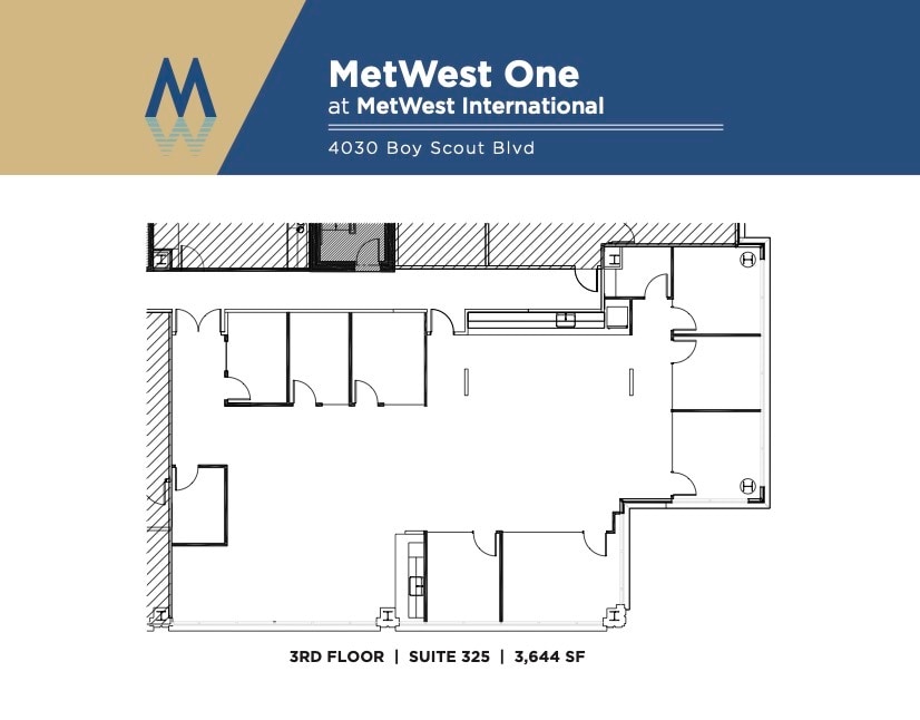 4010 W Boy Scout Blvd, Tampa, FL à louer Plan d’étage– Image 1 sur 1