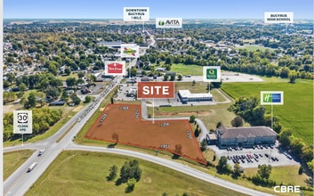 1575 N Sandusky Ave, Bucyrus, OH - VUE AÉRIENNE vue de carte