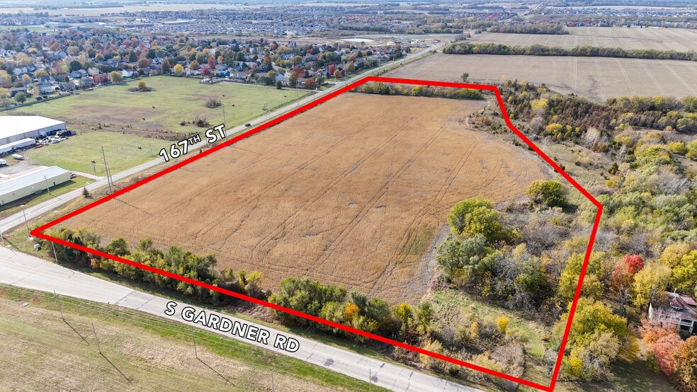 167th St & Gardner Rd, Gardner, KS à vendre - Aérien – Image 1 sur 6