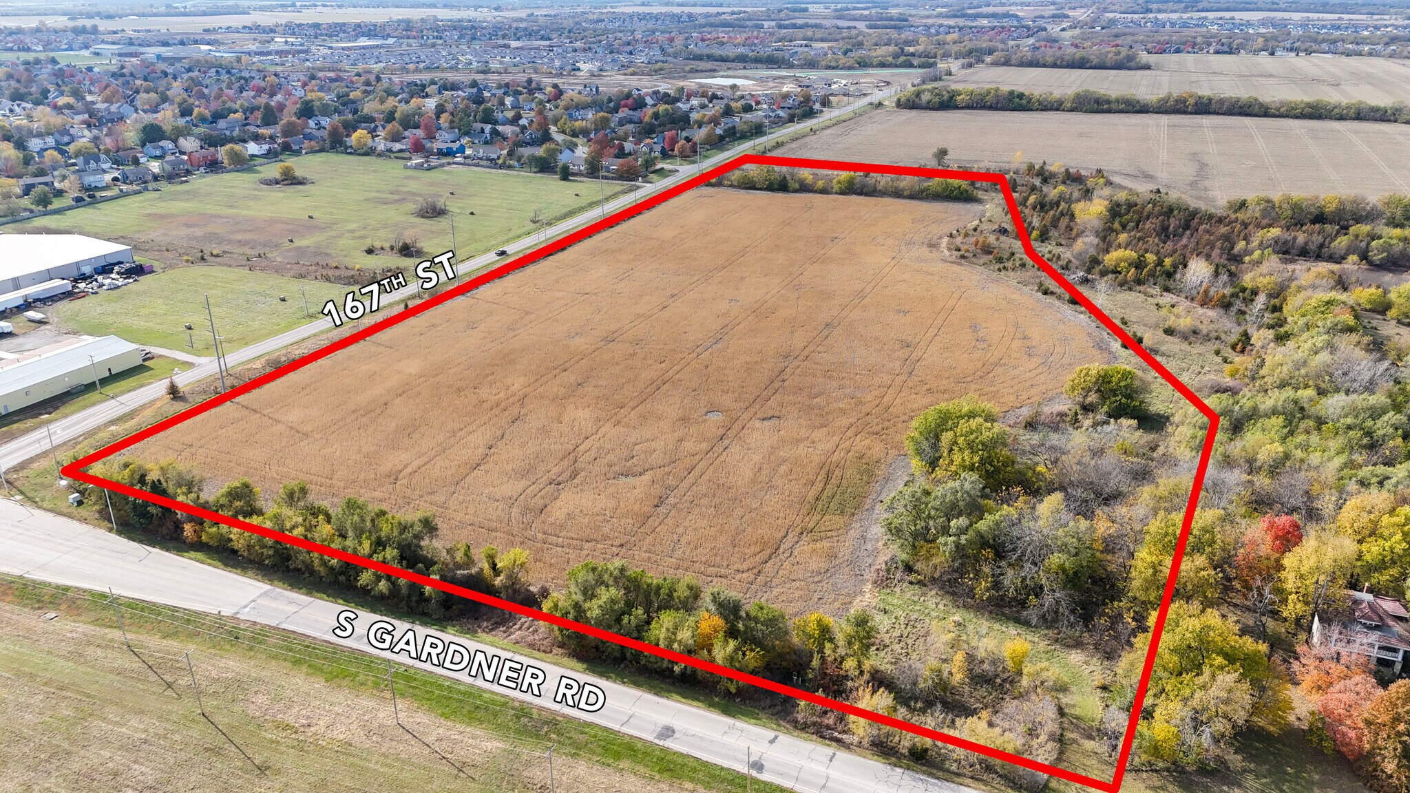 167th St & Gardner Rd, Gardner, KS à vendre Aérien– Image 1 sur 7