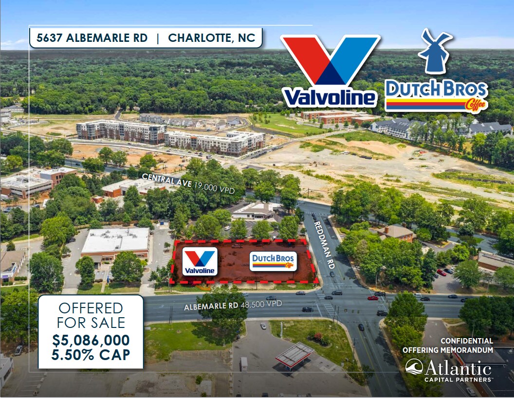 5637 Albemarle Rd, Charlotte, NC à vendre Photo de l’immeuble– Image 1 sur 7