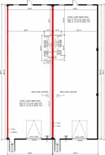 1135-1149 45th Ave NE, Calgary, AB à louer Plan d’étage– Image 2 sur 3