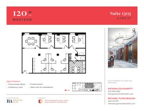 120 W Madison St, Chicago, IL à louer Plan d’étage– Image 1 sur 9