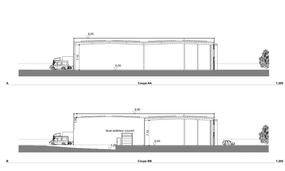 Industriel/Logistique dans Elven à vendre - Plan d’étage – Image 3 sur 4