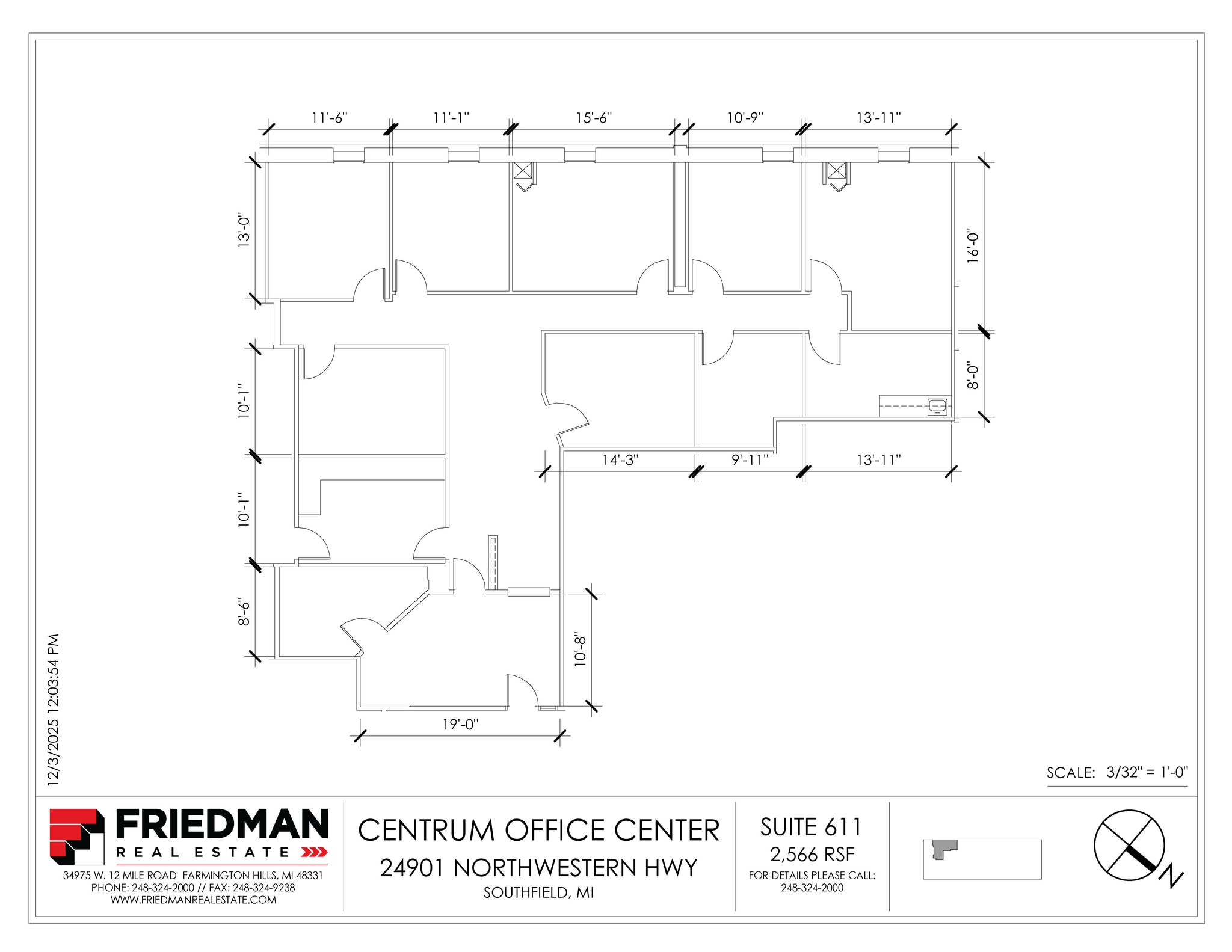 24901 Northwestern Hwy, Southfield, MI à louer Plan d’étage– Image 1 sur 1