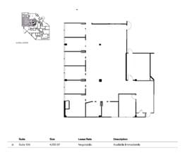 9200-9211 Corporate Blvd, Rockville, MD à louer Plan d’étage– Image 1 sur 1