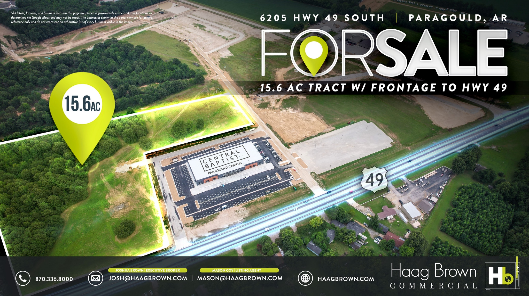 6205 Hwy 49 S, Paragould, AR à vendre Aérien– Image 1 sur 6