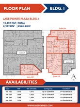 6705 Heritage Pkwy, Rockwall, TX à louer Plan d’étage– Image 1 sur 3