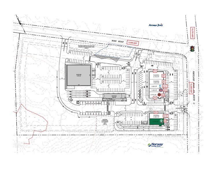 70 Portland Rd, Kennebunk, ME à louer - Plan de site – Image 3 sur 4