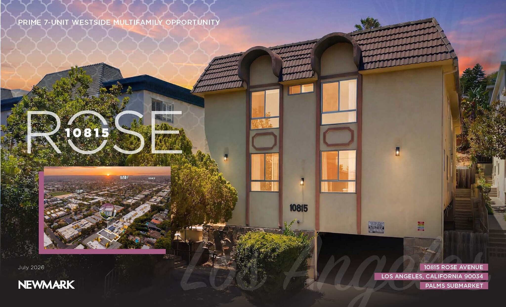 10815 Rose Ave, Los Angeles, CA à vendre Photo de l’immeuble– Image 1 sur 10