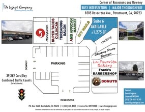 8505 Rosecrans Ave, Paramount, CA à louer Plan de site– Image 2 sur 2