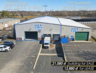 Plus de détails pour 701 Sunset Dr, Round Lake, IL - Industriel/Logistique à louer