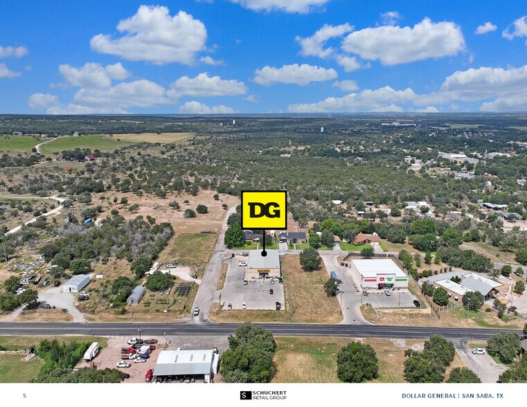 301 E Kelly Ln, San Saba, TX à vendre - Aérien – Image 3 sur 8