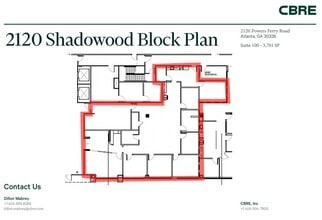 2100 Powers Ferry Rd SE, Atlanta, GA à louer Plan d’étage– Image 1 sur 1