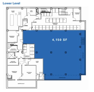 245 Seventh Ave, New York, NY à louer Plan d’étage– Image 1 sur 2