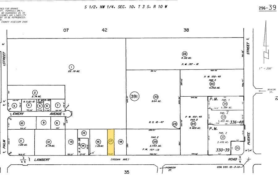 2331 E Lambert Rd, La Habra, CA à louer - Plan cadastral – Image 3 sur 3
