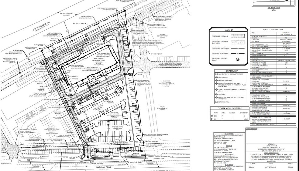 3465 National Dr, Plano, TX à vendre - Plan de site – Image 1 sur 1