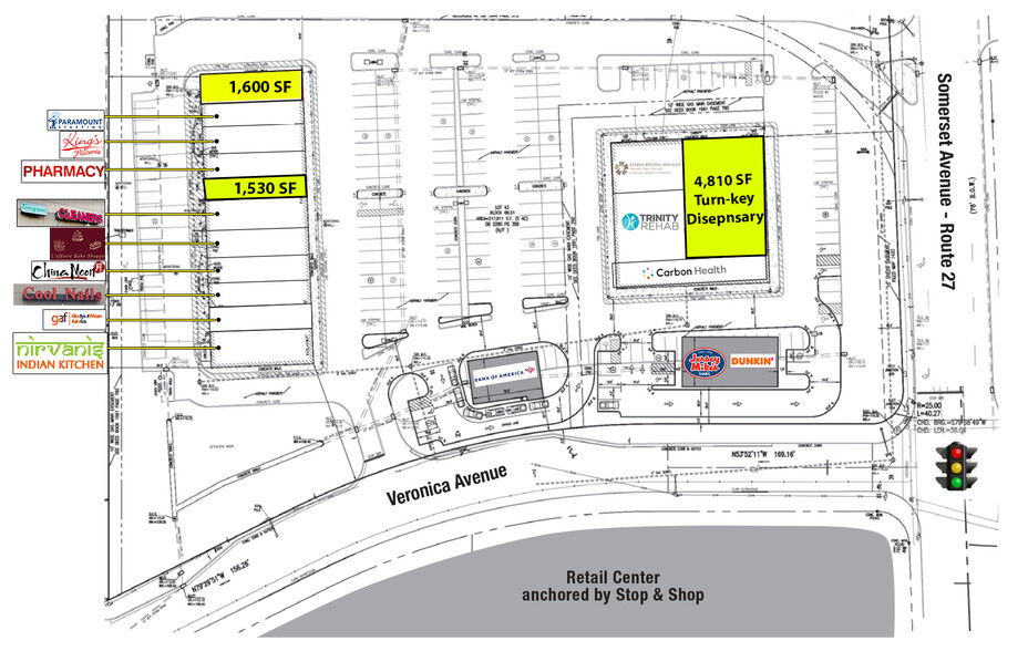 84 Veronica Ave, Somerset, NJ à louer - Plan de site – Image 3 sur 3
