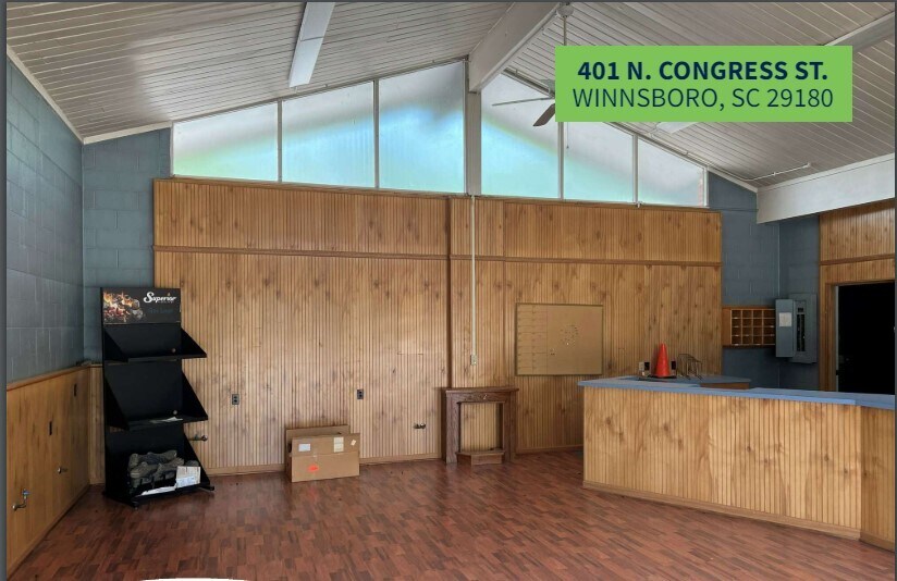 401 N Congress St, Winnsboro, SC à vendre - Photo intérieure – Image 2 sur 4