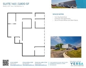 2600 S 25th Ave, Broadview, IL à louer Plan d’étage– Image 1 sur 1