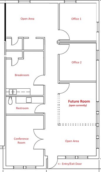 210-220 N Park Blvd, Grapevine, TX à louer - Plan d’étage – Image 3 sur 3