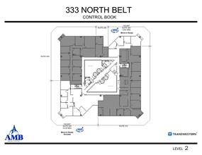 333 N Sam Houston Pky E, Houston, TX à louer Plan d’étage– Image 1 sur 1