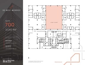33 W Monroe St, Chicago, IL à louer Plan d’étage– Image 1 sur 1