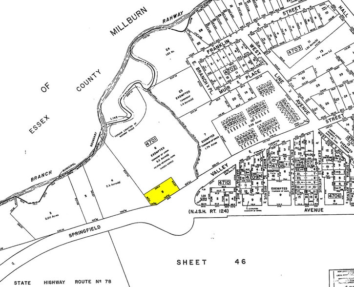1050-1052 Valley St, Vauxhall, NJ à louer - Plan cadastral – Image 2 sur 18