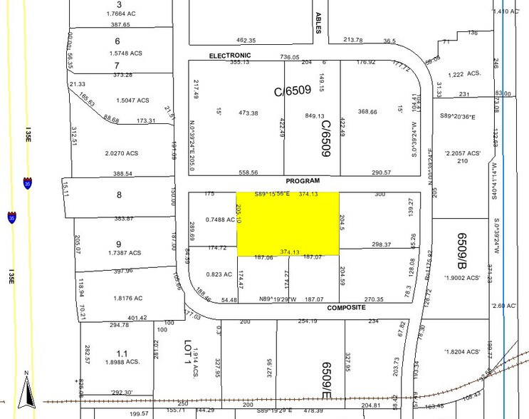 2512 Program Dr, Dallas, TX à louer - Plan cadastral – Image 3 sur 5