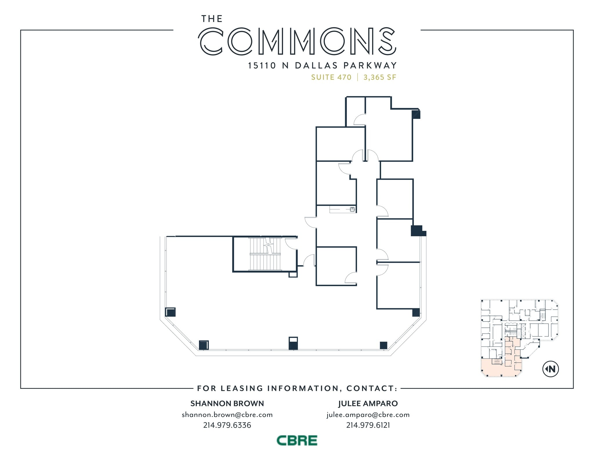 15110 N Dallas Pky, Dallas, TX à vendre Plan d’étage– Image 1 sur 1