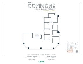 15110 N Dallas Pky, Dallas, TX à vendre Plan d’étage– Image 1 sur 1