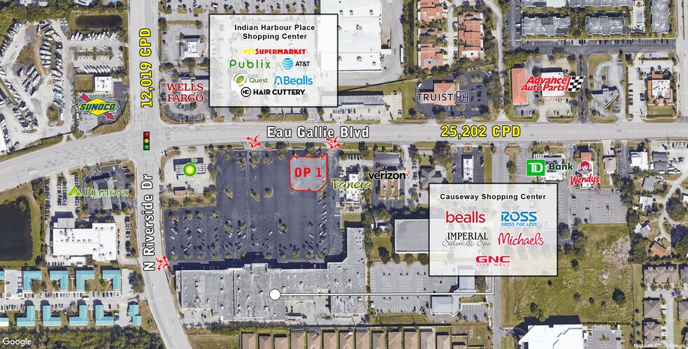 Eau Gallie Boulevard, Indian Harbour Beach, FL à louer - Aérien – Image 1 sur 1