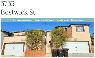Plus de détails pour 3733 Bostwick St, Los Angeles, CA - Logement à vendre