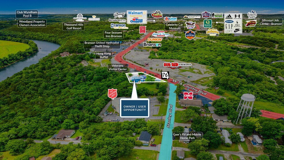 1140 W 76 Country Blvd, Branson, MO à vendre - Photo de l’immeuble – Image 3 sur 6