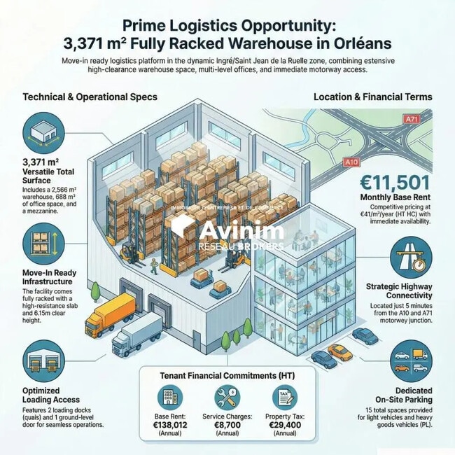Plus de détails pour Industriel/Logistique à louer