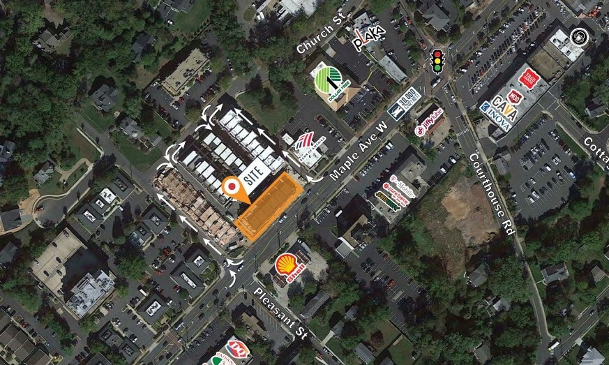 245 W Maple Ave, Vienna, VA à vendre - Aérien – Image 3 sur 3