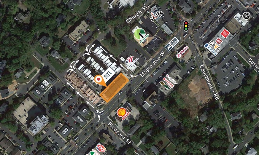 245 W Maple Ave, Vienna, VA à vendre - Aérien – Image 3 sur 3