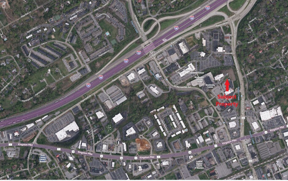 240 Brookview Centre, Knoxville, TN à vendre - Aérien – Image 2 sur 4