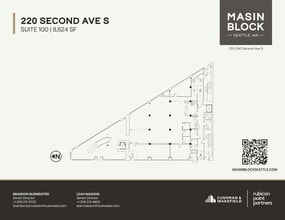 222 2nd Ave S, Seattle, WA à louer Plan de site– Image 1 sur 1