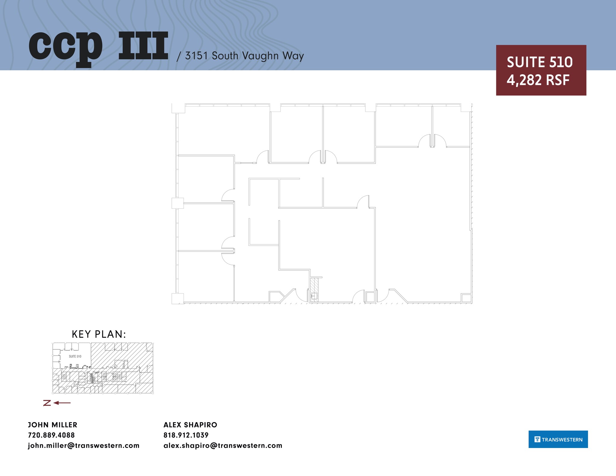 3131 S Vaughn Way, Aurora, CO à louer Plan de site– Image 1 sur 1